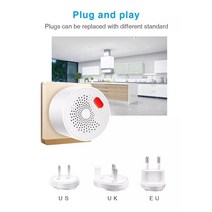 일산화탄소누출 메탄누출 냉매누출 가스누출 누수경보 smarsecur tuya wifi mini gas lpg 누출 센서 경보 감지기 앱 제어 안전 스마트 홈 누출 센서, 없음