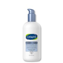 Cetaphil 시어 하이드레이션 리플레니싱 바디 로션 건조한 피부 | 473.2ml(16 액량 온스) | 48시간 민감한 피부 바디 모이스처라이저 | 히알루론산 비타민 E 및