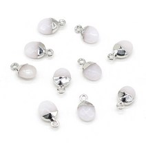 무드등도매 천연 석재 펜던트는 DIY 여성 목걸이 귀걸이 선물을 만드는 패션 쥬얼리에 대한 귀여운 타이거, 20 White Stone