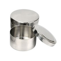 학교병원 단체급식 음식보존식용기 스텐원형85mm