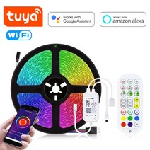 RGBW 5050 Led 조명 10M 15M LED 램프 Wifi 원격 Tuya 스마트 라이프 Tv 백라이트 알렉사 시리 구글 홈 스, 02 Set US plug_02 10M
