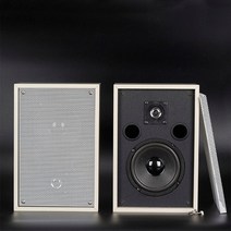 AI스피커 무선 휴대용 차량용 100w 5 인치 고출력 홈 패시브 발열 오디오 서브 우퍼 k 노래 벽걸이 서라운드 오디오 데스크탑 전면 60, 화이트 2개
