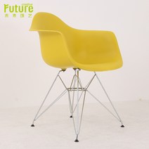 북유럽 팔걸이 암체어 오던심플 사무실 의자 스타일의 임스체어, T09-레몬황