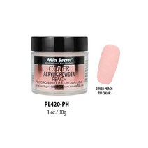 미아 시크릿 커버 아크릴 파우더 올 뉴 쉐이드 컬러 사이즈, COVER PEACH 1 OZ