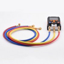 냉매게이지 1.5m 냉동 충전 호스 r134a r410a r22 r12 r502 1세트