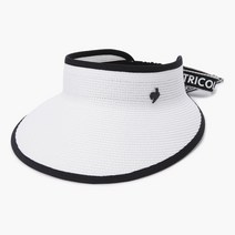 여성 천연초 리본포인트 선바이저, FR