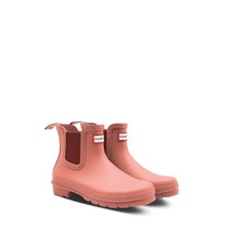HUNTER [WOMEN] 오리지날 첼시 레인부츠 - 러프 핑크 WFS2078RMARUK 5001412145