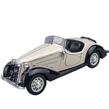 1:32 미니 클래식카 피규어 아우디 반더러 W25K 컨버터블, 화이트