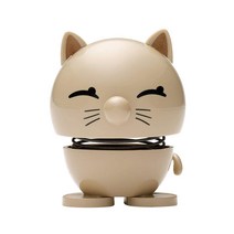 Hoptimist 홉티미스트 CAT 고양이 라떼 컬러 Latte (5 x 6.7cm) 덴마크 홈 데코 플라스틱 피규어포함)