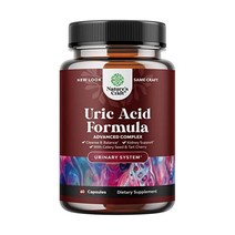 요산 지원 보조제 - 밀크시슬 비타민 B 찬카 피에드라 타르트 체리 추출물 셀러리 씨 심황 추출물 등을 함유한 신장 지원을 위한 요산