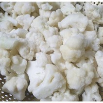 냉동 컬리플라워 1kg 드라이아이스포장 냉동채소 간편채소 cauliflower, 1개
