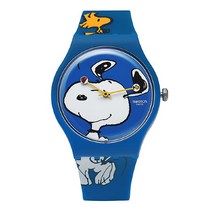 스와치 SO29Z106 SWATCH X PEANUTS 스누피 공용 우레탄시계