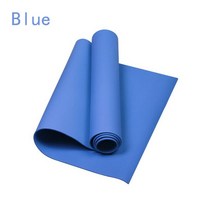 필라테스 리포머 요가매트 5mm 두께의 미끄럼 방지 고밀도 체육관 가정용 피트니스 천연, 푸른, 03 blue