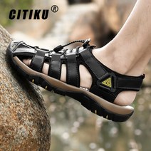 CITIKU남자샌들 여름철스포츠샌들 미끄럼 방지야외 등산샌들 남자수제샌들 240-290mm