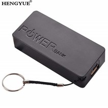 안티프래질 5600mAh 2x18650 USB 베터리 배터리 충전기 DIY 상자 에 대 한 Sumsang 스마트 폰 핸드폰 공 가격, 04 Black