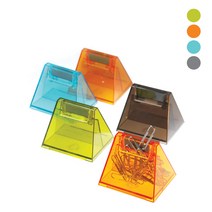 [아주문구도매상] 삼각핀통 크립통, 1개, 랜덤