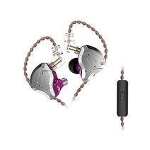 KZ ZS10 pro 이어폰 땀 방지 하이브리드 기술 유선 스포츠 이어 버드 휴대용 워킹 헤드셋 사운드 음악 핸즈프리 조깅 라이트 블루 (마이크 포함), 유형7, 유형6