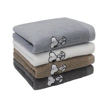 송월타월 스누피 베이직 세면타월 145g 30수 면사, 갈색, 10개