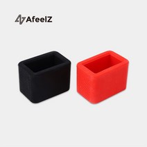 어필즈 안전벨트 버클 실리콘 홀더 커버 2P 카시트 어린이 안전 벨트 보조 장치, 블랙(2개입)