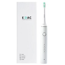 이닥 음파전동칫솔 (전동칫솔 + 칫솔모2개 + 충전케이블), S 300(화이트)
