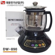 대웅 약탕기 2리터/ 대용량 3리터 최신형 자동온도조절기능 홍삼제조기 [특별메뉴얼제공], DW-890(3.2L)홍삼고온숙성-수동