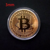 100 개 15/30mm 비트코인 물리적 수집가 금은 동전 BTC 기념품 그레이트 선물 소장용, 13 3mm with case