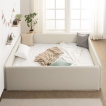 홀릭 슬림 평상형/데이베드/범퍼침대 매트제외, 범퍼 Q 아이보리