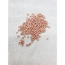 925SILVER(순은) 핑크골드(로즈 골드)볼 2mm 2.5mm 3mm 100개