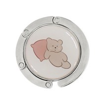 귀차니곰 책상 카페 사무실 휴대용 가방걸이 가방행거, 빨강