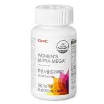 GNC 우먼스 울트라 메가 멀티 비타민앤 미네랄 90정, 182.25g, 6개