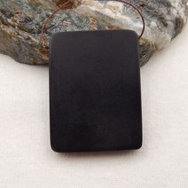 비즈공예 원석 천연석 멀티 컬러 피카소 재스퍼 흑요석 펜던트 비드 43x32x6mm 21g 준보석 패션 쥬얼리 목, 한개옵션0
