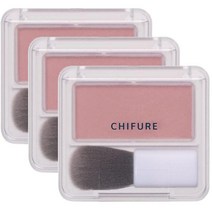 Chifure Powder Teak 치후레 파우더 치크 142 핑크 펄 블러셔 2.5g 3팩