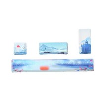 키보드키캡 4키/세트 5면 염료 승화 포인트 키보드 Keycap MX 스위치 6.25U Spacebar ESC Enter 키 OEM 프, D