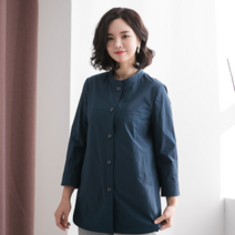 [이헌영] 차이나 라운드 스티치 자켓 곤색 21BS4021J1