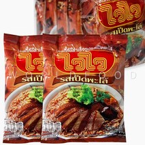 월드푸드 태국라면 와이와이 팔로 덕 플레이버 60g WAIWAI PALO DUCK FLAVOUR, 5개
