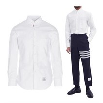 [톰브라운] RWB 탭 코튼 셔츠 MWL010E 06177 100