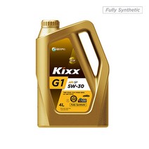 GS칼텍스 킥스 G1 5W-30 가솔린엔진오일 4L, 본상품선택