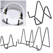 액자 그릇 책 다용도 제품 전시대 거치대 철제 받침대 블랙 소/중/대 가정 매장 전시장 도서관 서점, 소형