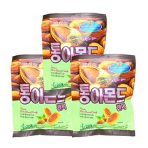 오리온 통아몬드 캔디/사탕/아몬드/견과류 90gX3개, 오리온 통아몬드 캔디/사탕/아몬, 90g, 3개
