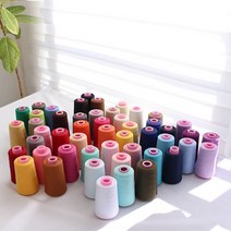 릴리패브릭 40수2합) 4000m기본재봉사(50컬러), 01화이트