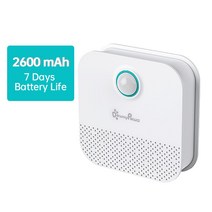 Dowlypaws스마트 고양이 냄새 청정기 4000mAh 고양이 배변 상자 탈취제 개 화장실 충전식 공기 청정기 애완 동물 탈취, 2600mAh Deodorizer_단일상품