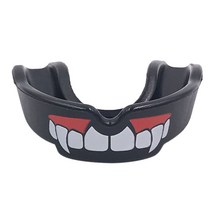 YSSHOP 성인 복싱 입 가드 태권도 MMA 치아 보호대 마우스 피스, 실리카 젤, 블랙