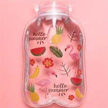 휴대용 충전 손난로 똑딱이 핸드 워머 찜질기 핫팩 귀여운 투명 뜨거운 물 병 따뜻한 보물 손 따뜻하게 채워진 미니 방폭 뜨거운 물 가방, 패턴 2