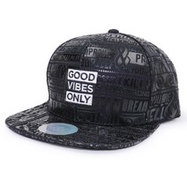 베이직엠 남성 빅사이즈 스냅백 타이포 패턴