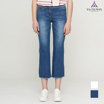 올리비아로렌 밑단 트임 베이직 부츠컷 팬츠 VVCMPUM4222