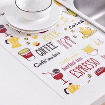 주방 선반 투명 오염방지 논슬립 위생 서랍 매트 싱크대 방수 1+1 EVA