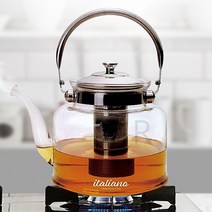 커피&티포트 직화용-R 이탈리아노 내열유리 주전자 차포트, 4. 3L (SK3000)