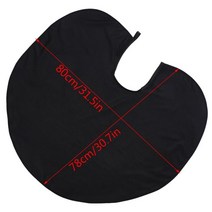 셀프 머리 자르기 넥 셔터 일회용 파마보 새로운 도착 전문 이발사 미용사 스타일리스트, 1-검은 색