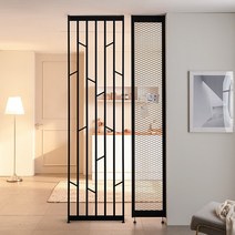 1+1 가벽 파티션 인기조합 메쉬+스트라이프, 화이트(메쉬400+스트라이프600)