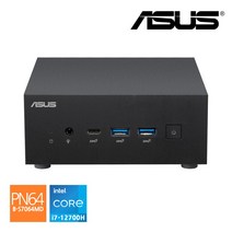 에이수스 ASUS 미니PC PN64-B-S7064MD 인텔 코어 CPU 12세대 i7-12700H 데스크탑, 기본, 기본